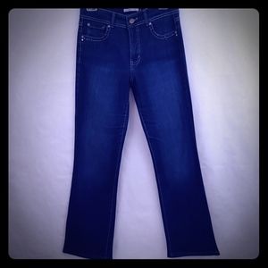 Bandolinoblu Blue Jeans Bling On Pockets Size 6